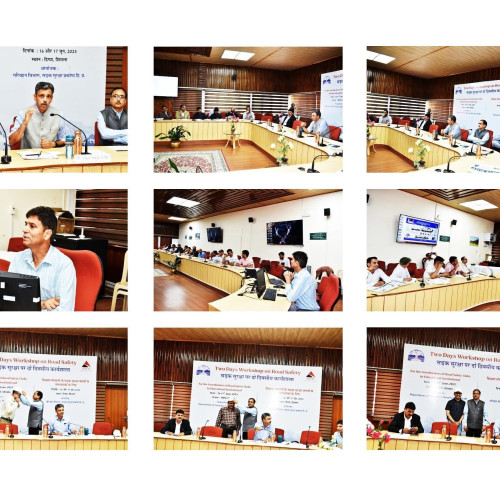 two days workshop on road safety on 16-17 june 2023.